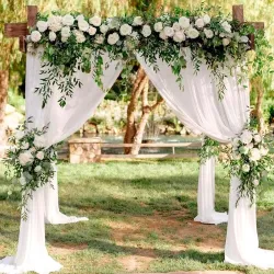 5m / 10m - decorative tulle - wedding chairs cover - roll fabric