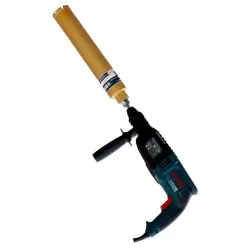 Diamond core bit - electric drill adapter - SDS Plus M22 - round - square - triangle