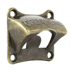 Wall mounted bottle opener - retro styleBar supply