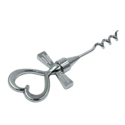 Wine bottle opener - corkscrew - heart shaped handle
