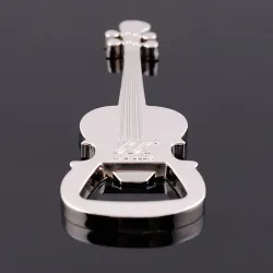 Stainless steel bottle opener - guitar shape