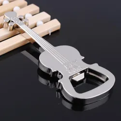 Stainless steel bottle opener - guitar shape