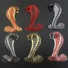 3D cobra - metal emblem - car sticker