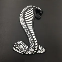 3D cobra - metal emblem - car sticker