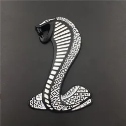 3D cobra - metal emblem - car sticker