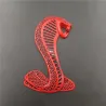 3D cobra - metal emblem - car sticker