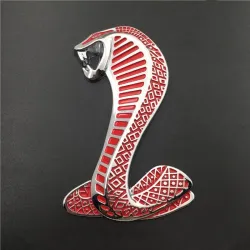 3D cobra - metal emblem - car sticker