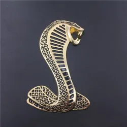 3D cobra - metal emblem - car sticker