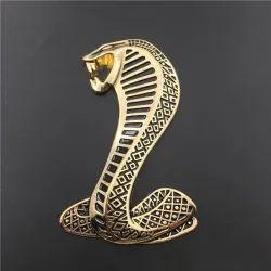 3D cobra - metal emblem - car sticker