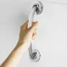 Bathroom safety handrail - strong suction grip