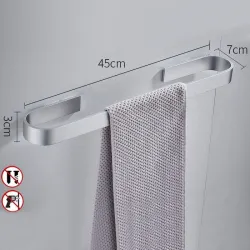 Towel holder - wall mounted - waterproof - kitchen - bathroom