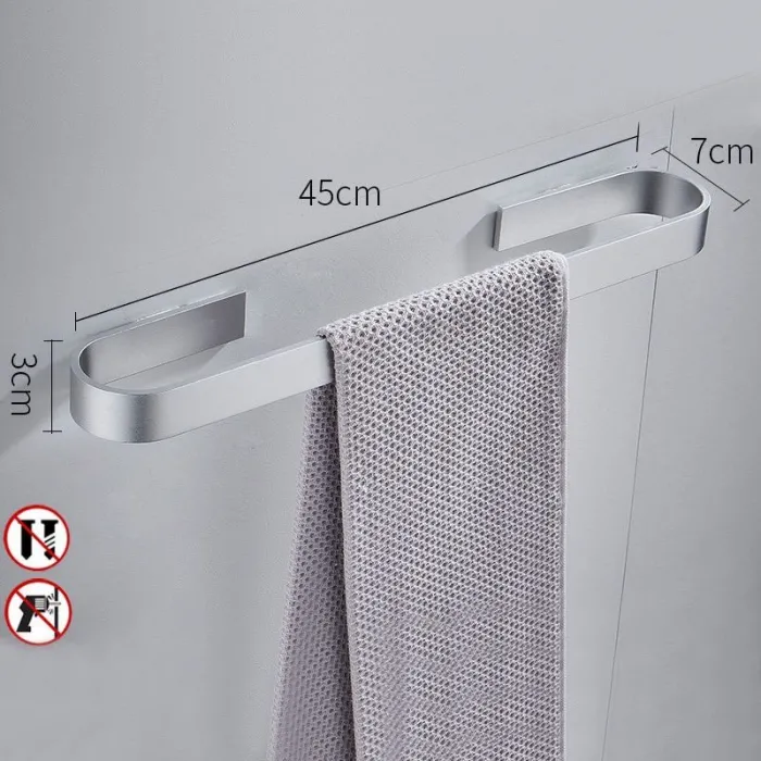 Towel holder - wall mounted - waterproof - kitchen - bathroom