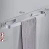 Towel holder - wall mounted - waterproof - kitchen - bathroom
