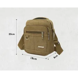 Shoulder / crossbody small bag - canvas