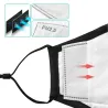 Protective mouth / face mask - PM2.5 filters - reusable - Formula One