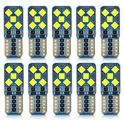T10 W5W - LED bulbs - car light - 12V - 10 piecesT10