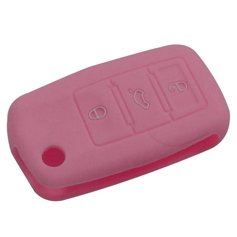 Silicone car key cover - Volkswagen Golf Bora Jetta POLO Passat - Skoda Superb Octavia Fabia - Seat Ibiza LeonKeys
