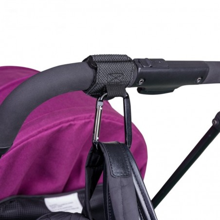 Baby stroller hooks - aluminum alloy carabiner - 2 pieces