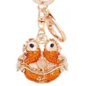 Pisces zodiac sign - crystal keychainKeyrings