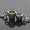 Engraved heart cups - keychain for couples - 2 piecesKeyrings