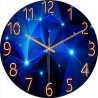 Fashionable glass wall clock - quartz - creative marble designClocks
