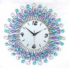 Modern crystal wall clock - iron art designClocks