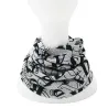 Multifunctional beanie - scarf - design with letters - unisex