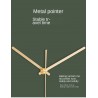 Fashionable glass wall clock - quartz - creative marble designClocks