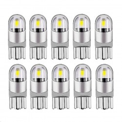 T10 - W5W - LED - car bulb - 10 piecesT10