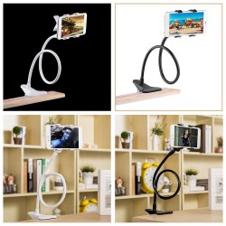 Flexible phone holder - adjustable - with clip