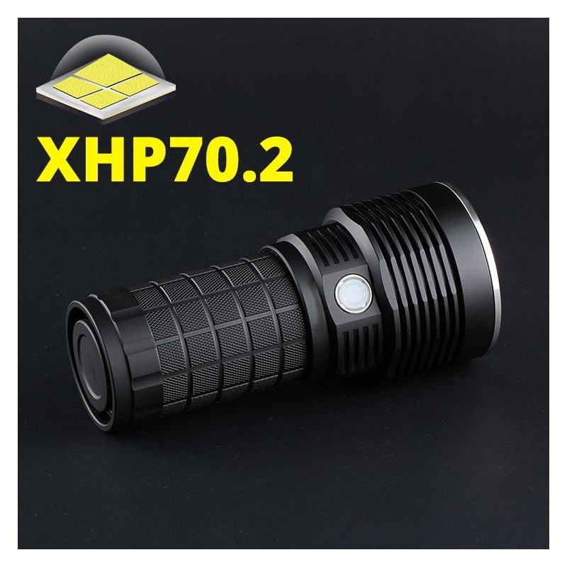 4X18A - CREE XHP70.2 - 4300lm - flashlight - with temperature control - type-C USB interfaceTorches