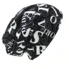 Multifunctional beanie - scarf - design with letters - unisex