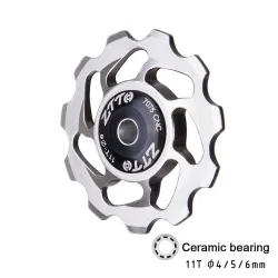 Ceramic bearing - bicycle derailleur - 11T - 4mm - 5mm - 6mm