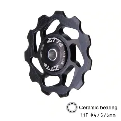 Ceramic bearing - bicycle derailleur - 11T - 4mm - 5mm - 6mm