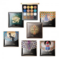 Egyptian style - eyeshadow palette - holographic - shiny / matte / glitter pigment - 16 colorsEyes
