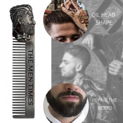 Barber styling - metal comb - for men's beard / mustache / hairBeard