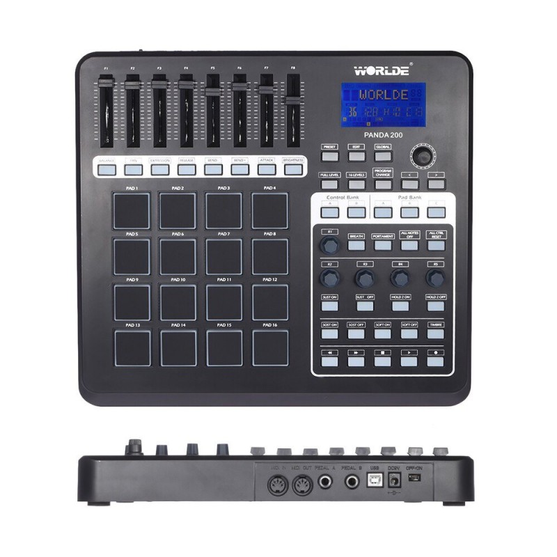 PANDA200 - portable - USB - Pad controller - 16 drum padsAmplifiers