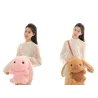 Bunny - rabbit - plush toy - pillow - small backpack - 45cm