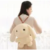 Bunny - rabbit - plush toy - pillow - small backpack - 45cm