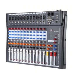 120S-USB - 12 channels - audio mixer - mixing console - 48V Phantom powerAmplifiers