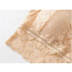 Sexy lace top - seamless bra with push-up