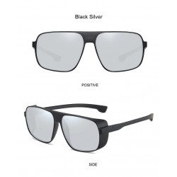Retro / steampunk sunglasses - with side shields - UV400 - unisex