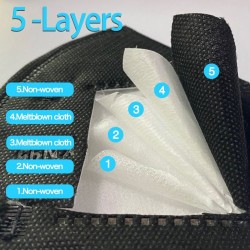 KN95 / FFP2 - protective mouth / face mask - five-layer - antibacterial - reusable - 10 - 100 piecesMouth masks