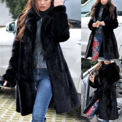 Luxury long coat - fluffy furJackets