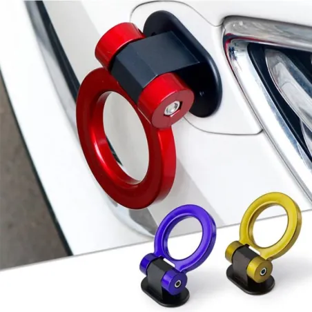 Universal car tow hook - ring shaped decorative stickerStickers