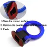 Universal car tow hook - ring shaped decorative stickerStickers