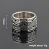 Ancient Chinese dragon ring - 925 sterling silver