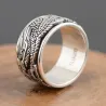 Ancient Chinese dragon ring - 925 sterling silver