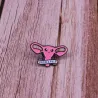 "GROW A PAIR" - women's ovaries - brooch - pin