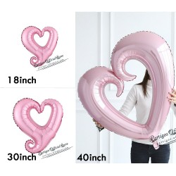 Heart shaped balloon - Valentine's Day / weddings / party decoration - 18 / 30 / 40 inchBalloons